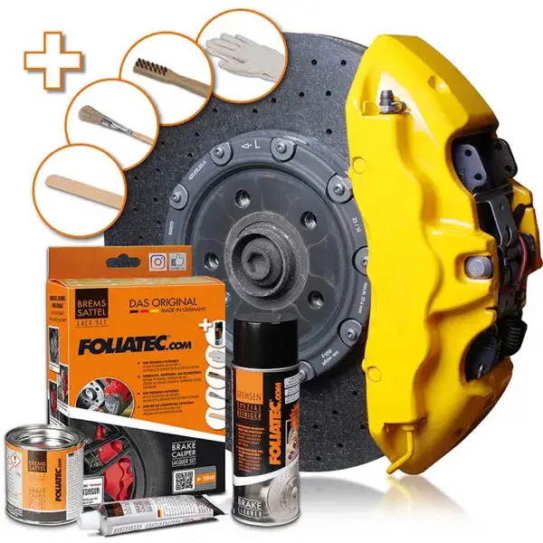 Foliatec Bremssattel Lack Set - Speed yellow - 2161 Preisreduziert