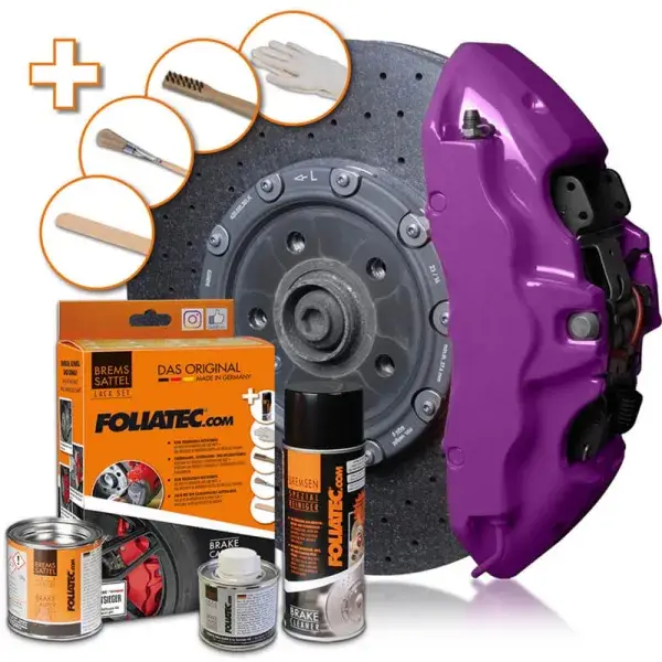 Neue Kollektion Foliatec Bremssattel Lack Set - Deep violet - 2179