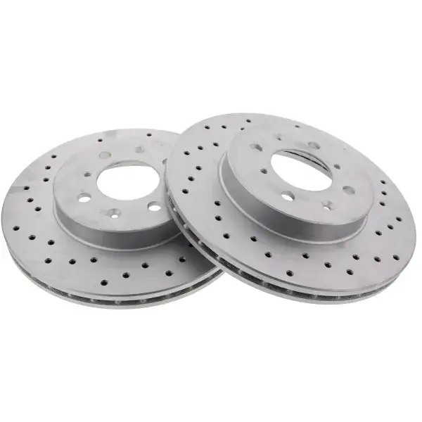 Brakemax Bremsscheiben vorne (262mm / 4x100) - Gelocht - BM-6059 Zertifiziert