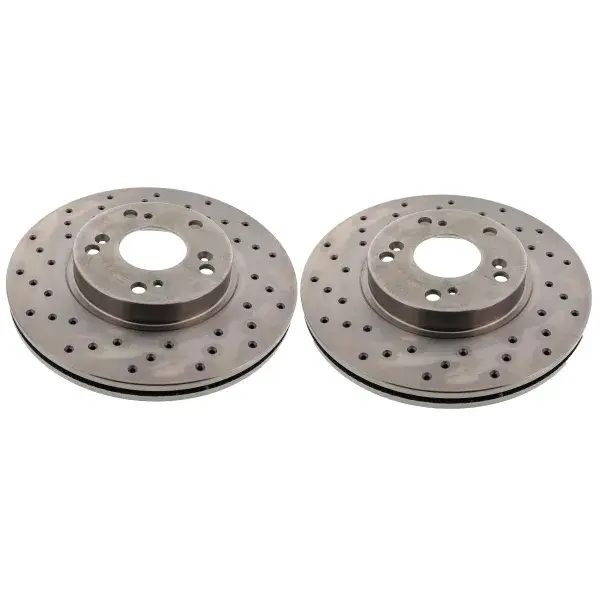 Brakemax Bremsscheiben vorne (282mm / 5x114.3) - Gelocht - BM-7386 Neue Ware