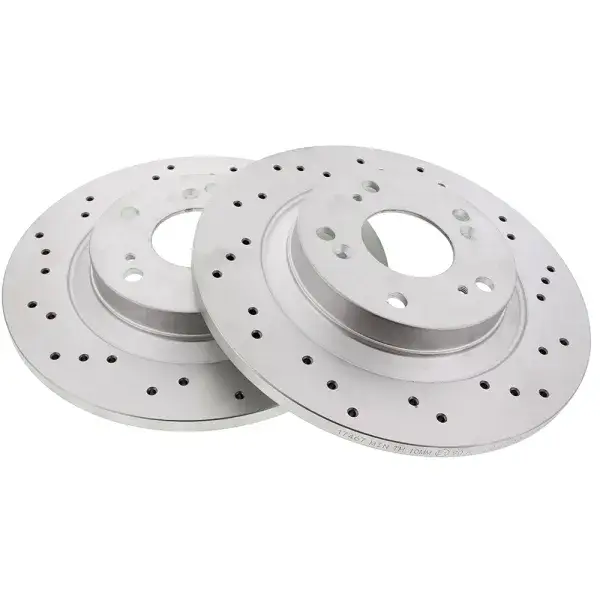 Neuheit Brakemax Bremsscheiben Hinten (260mm / 5x114.3) - Gelocht - BM-7561