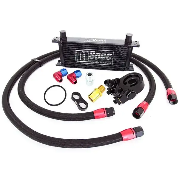Billig D1 Spec Ölkühler kit mit Thermostat (330 x 140 x 50mm) - D1S-A036-11