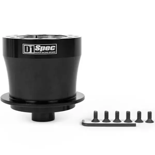 Rabatt D1 Spec Lenkradnabe (lang) - Schwarz - D1S-B001G