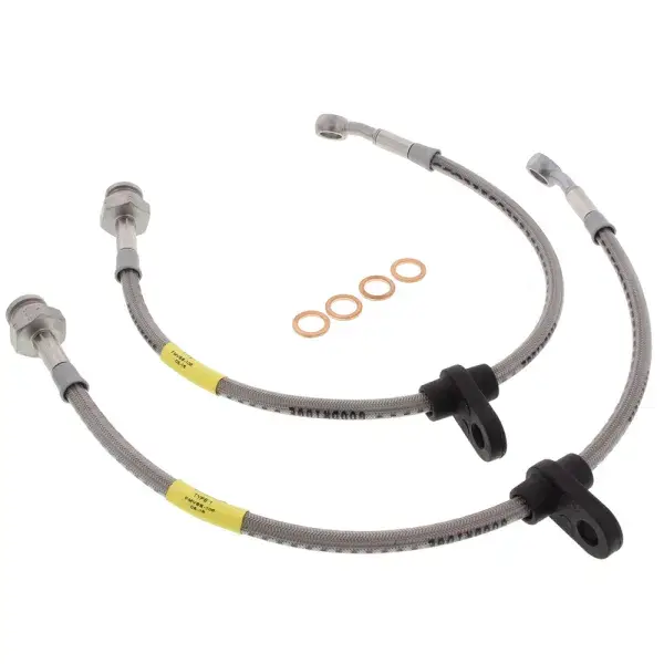 Goodridge Bremsschlauch Satz hinten Stahlflex (TÜV) - Silber - GO-15005-B4-R-C-T Knallerangebot