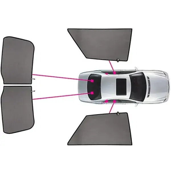 Direkt Vom Hersteller Privacy Shades Sonnenschutz ab der B-Säule - HON-CIVI-3-B