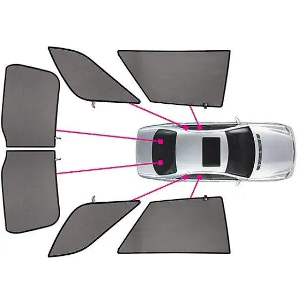 Neue Ware Privacy Shades Sonnenschutz ab der B-Säule - HON-FRV-5-A