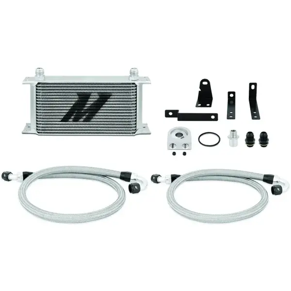 Sichere Zahlung Mishimoto Ölkühler-Kit - Silber Kühler, nicht-thermostatisch - MMOC-S2K-00