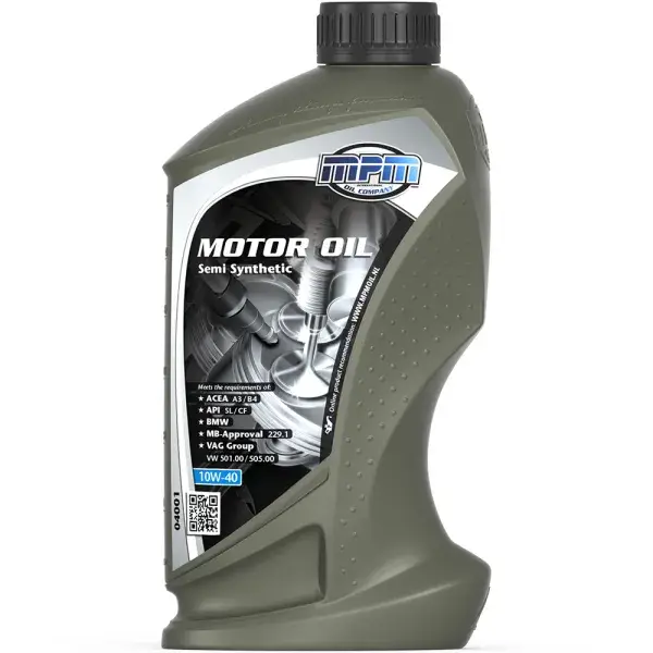 Begrenztes Angebot MPM Oil Motoröl 10W40 Semi Synthetic - 1 Liter - MPM-04001