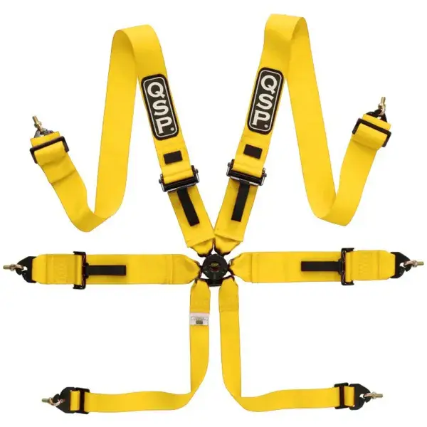 Sonderangebot QSP 6-Punkt-Sicherheitsgurt Pro Plus FIA - Gelb - QR336 YELLOW
