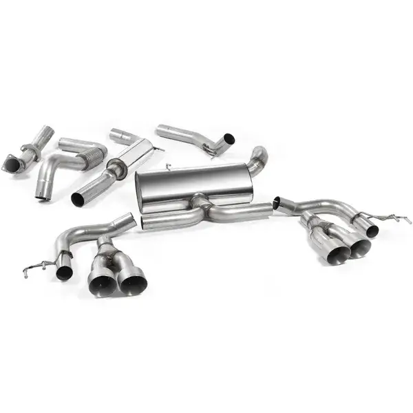 Milltek Sport Cat-Back Auspuffanlage 3‘‘ E-Prufzeichen Gebürstetes Titan Endrohren - SSXHO223 Sofort Bestellen
