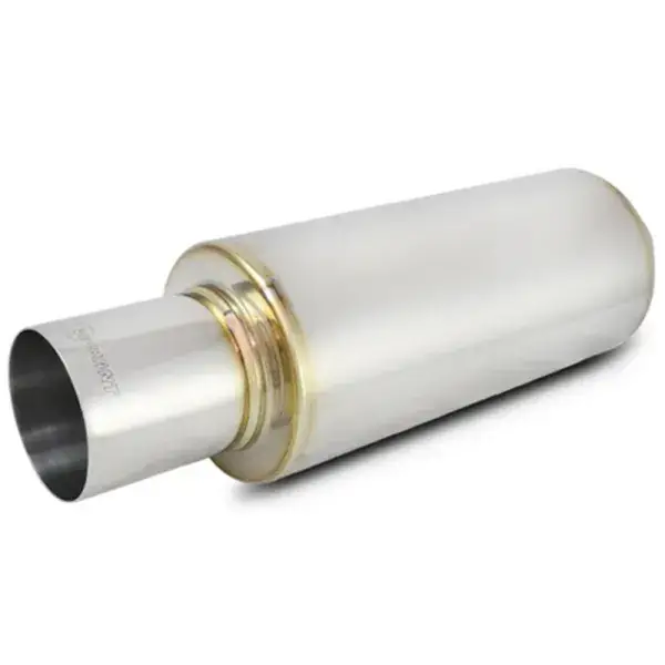 Highlight Vibrant Performance TPV Universal Endschalldämpfer, 4.00"/102mm runde, gerade geschnittene Spitze (3.00"/76mm) - VP-1059
