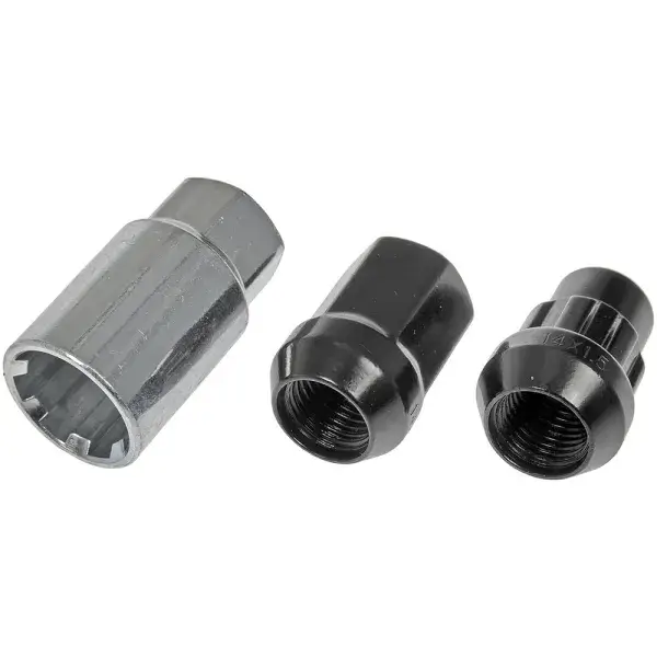 Dorman Radmuttern/Radsicherungen konisch - Schwarz - 713-675A Schneller Versand