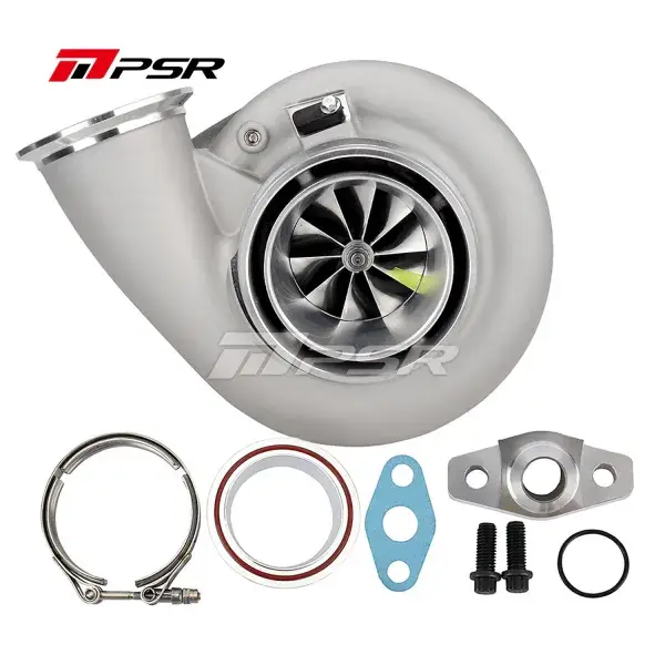 Pulsar Turbo Systems 7375G 1200HP Dual Ball Bearing Turbo - Forward Rotation - T51R Mod - 1.28 Dual V-Band - 102142257 Expressversand