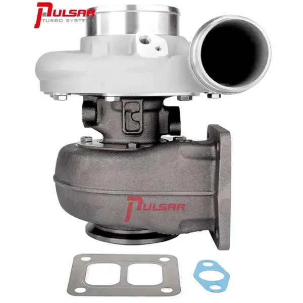 Top-Seller Pulsar Turbo Systems S372 950HP GEN2 Journal Bearing Turbo - T51R mod - 80x73mm - T4 Divided .91 V-Band - 100130008