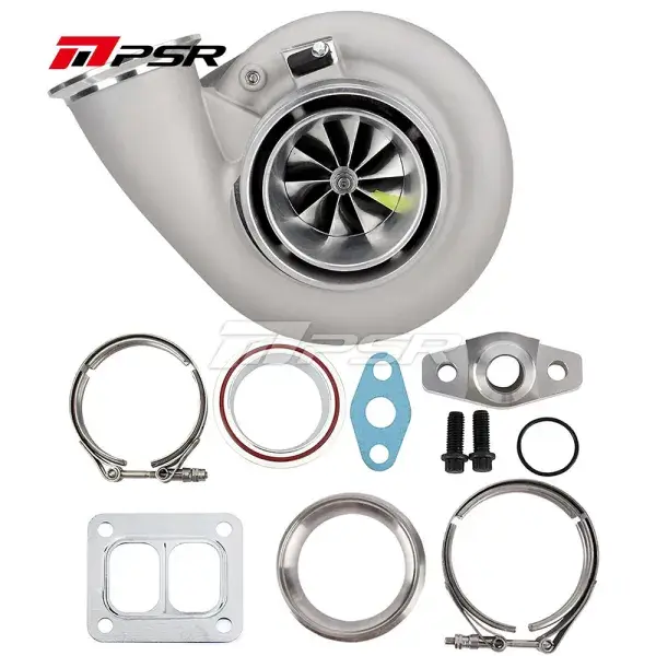 Pulsar Turbo Systems 7975G 1450HP Dual Ball Bearing Turbo - Forward Rotation - Standard - T4 Divided 1.28 V-Band - 102142206 Kracherpreis