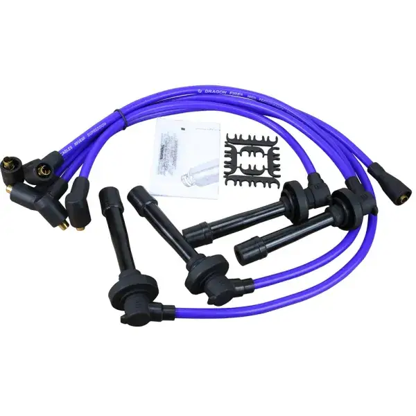 Dragon Fire Racing Series Zündkabelsatz - Violett - PWTD-DF-P Sonderaktion