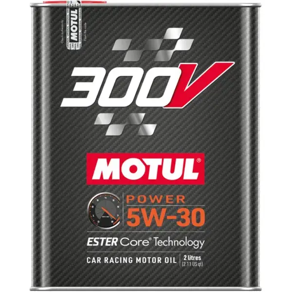 Motul 300V Power Racing 5W30 Vollsynthetisches Hochleistungsmotorenöl - 2L - MOT-110814 Preis Gesenkt