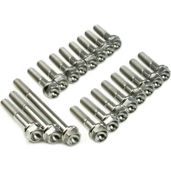 Ausverkauf SpeedFactory Schraubensatz für Getriebegehäuse – Rohes Titan - SF-02-075-H-FFWD