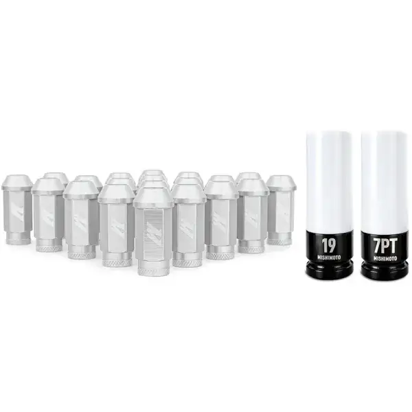 Mishimoto Radmuttern/Radsicherungen konisch - Silber - MMLG-15-20LSL Highlight