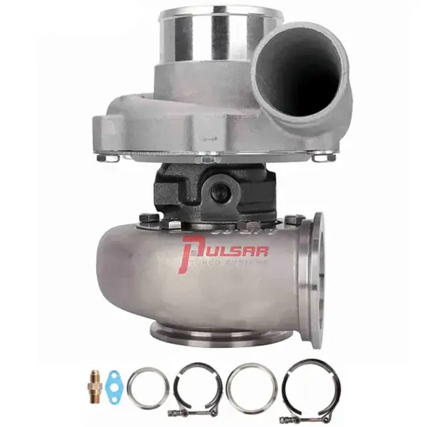Pulsar Turbo Systems 2871 475HP GEN1 Dual Ball Bearing Turbo - Standard - .64 Dual V-Band Stainless Steel - W/O Actuator - 102128183 Expressversand
