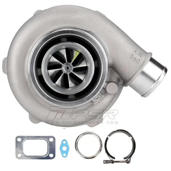 Markenprodukt Pulsar Turbo Systems 6466E 900HP Ball Bearing Turbo - Standard - T4 0.96 V-Band - 102167101