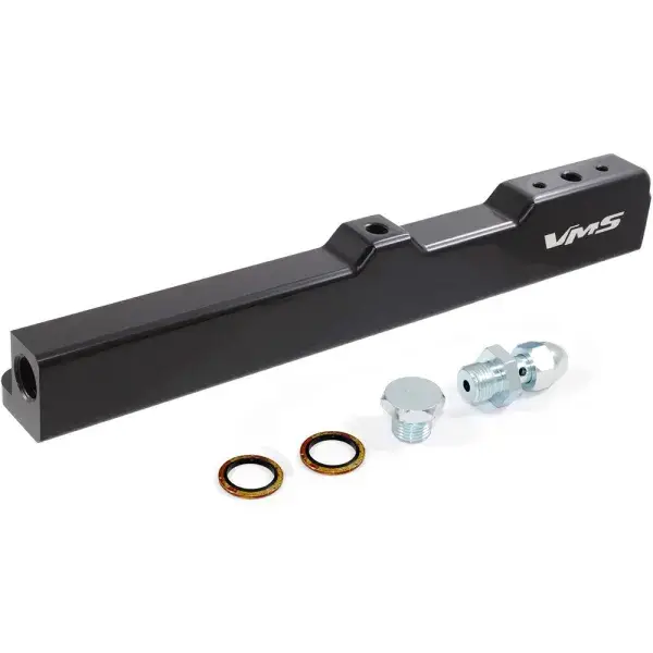 VMS Racing Großvolumige Kraftstoff Rail - Schwarz - FR002BK Garantierte Lieferung