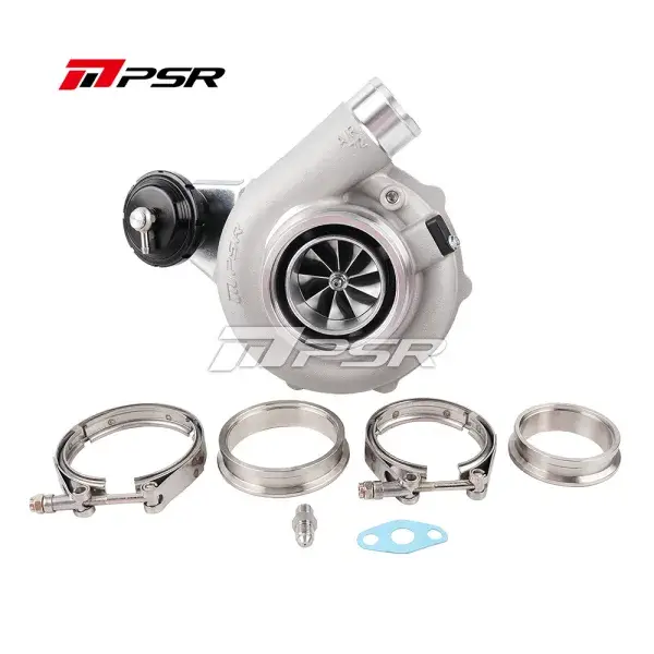 Pulsar Turbo Systems 5455G 660HP Dual Ball Bearing Turbo - Forward Rotation - Standard .72 4 inch inlet - .83 Dual V-Band - 102152685 Neuheit