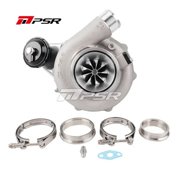 Must-Have Pulsar Turbo Systems 5855G 770HP Dual Ball Bearing Turbo - Reverse Rotation - T51R Mod - 1.01 Dual V-Band - 102152691