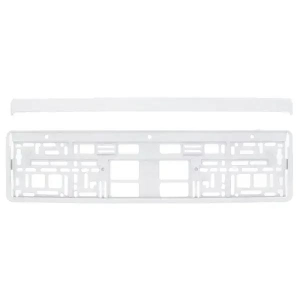Markenprodukt MMF EU Kennzeichenhalter / Kennzeichenunterleger - Weiß - LPH-EU-WH