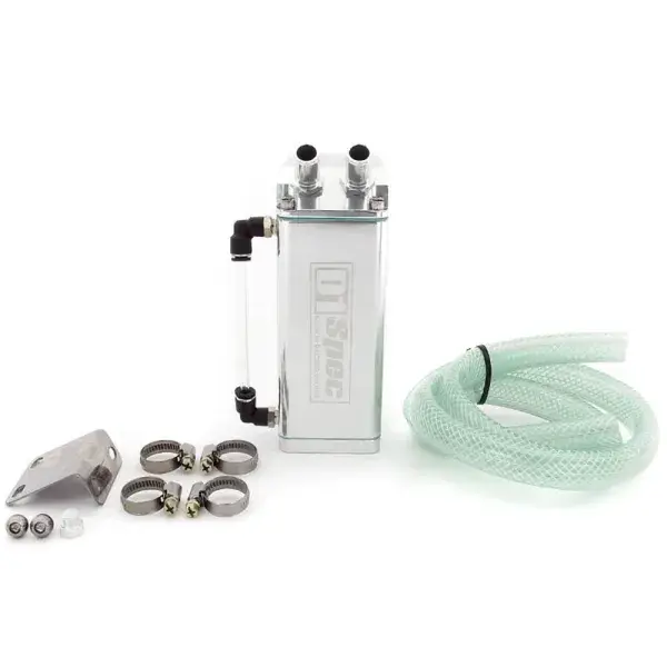 D1 Spec Öl-Überlaufbehälter 600cc 9mm - Silber - D1S-A044-1C Finale Aktion