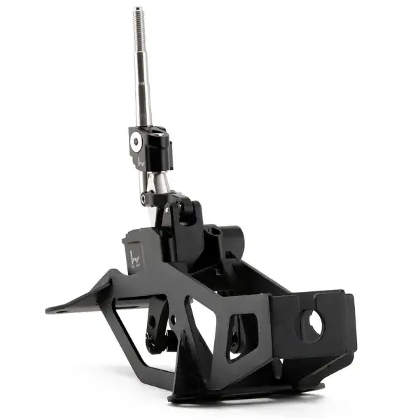Hybrid Racing Verstellbarer kurzer Schalthebel - schwarz - HYB-SAS-01-41 Heißes Angebot