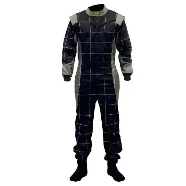 Markenware QSP Overall EN531 PLUS - Größe 54 - Schwarz, Grau - EN531PL-BLKG-54