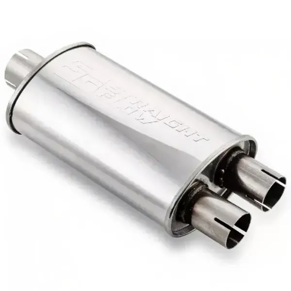 Wochenendangebot StraightFlow Auspufftopf oval 1x Ø63mm/2.48‘‘- 2x Ø51mm/2.00‘‘ - SD6351320