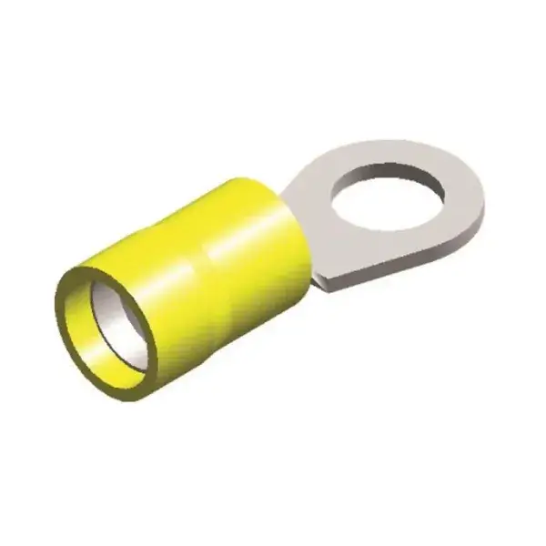 QSP Halbisolierter Ringkabelschuh M4 - Gelb - QC3005 Kracherpreis