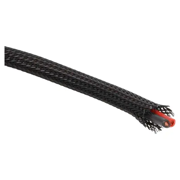 Bestpreis QSP Geflochtener Schutzschlauch - 9 - 26 mm² - Schwarz - QC3561