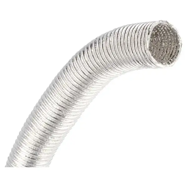 QSP Isolierschlauch Aluminium / Glasfaser - 2.5 m x 20 mm - Silber - QC3900-20 Jetzt Kaufen