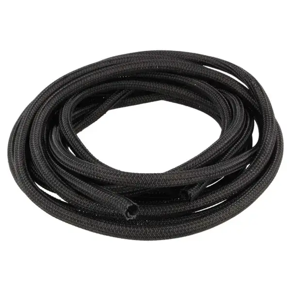 QSP Geflochtener Schutzschlauch - Selbstschließend - 13 mm - Schwarz - QC4013 Zertifiziert