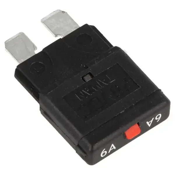 Expressversand QSP Sicherung manuell rückstellbar 6A - Schwarz - QE8001-6A