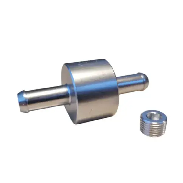 QSP Kraftstoffdruckanschluss 8mm - Silber - QF-FPG-08-SLV Expressversand