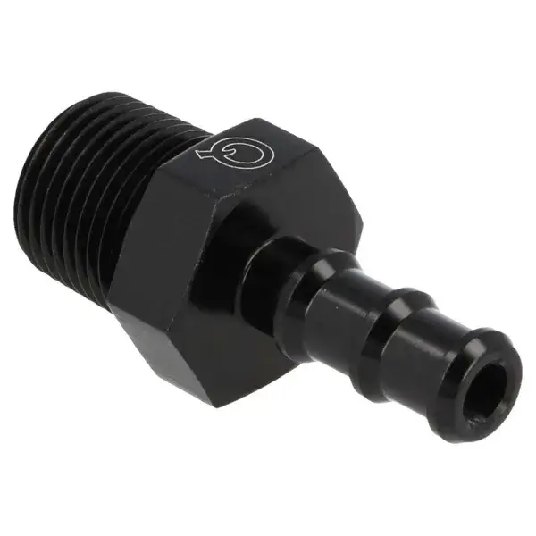 Abverkauf QSP Schlauchtülle 3/8 NPT - 12 mm - Schwarz - QG750-3812