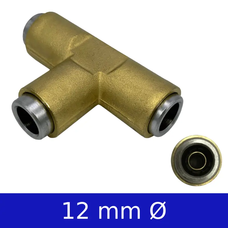 Markenware T-Stück Schnellverbinder 12mm Ø
