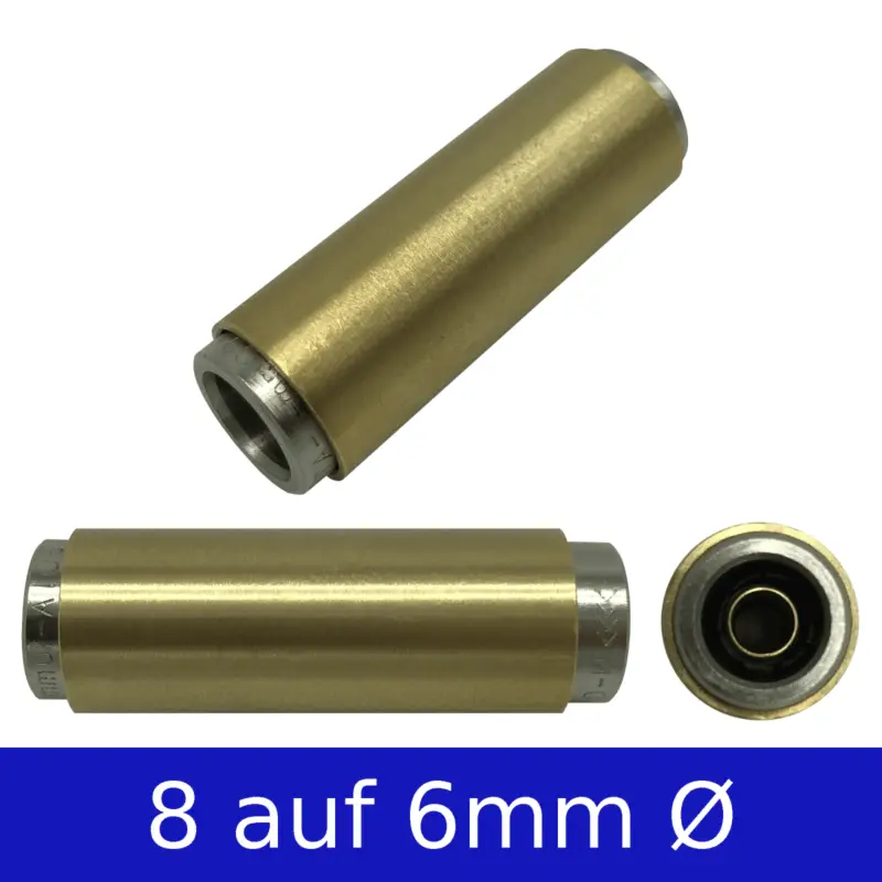 Gerader Schnellsteckverbinder Reduzierung 8mm auf 6mm Ø Bestseller