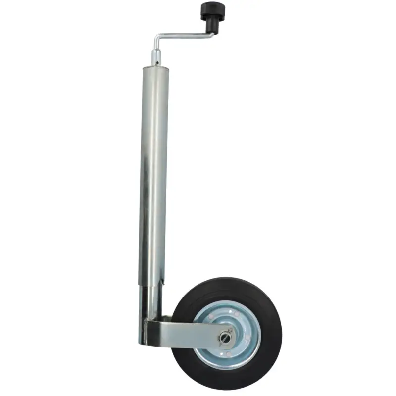 Günstig Stützrad 150kg Rohr 48mm Ø Stahlfelge 200x50mm Anhänger