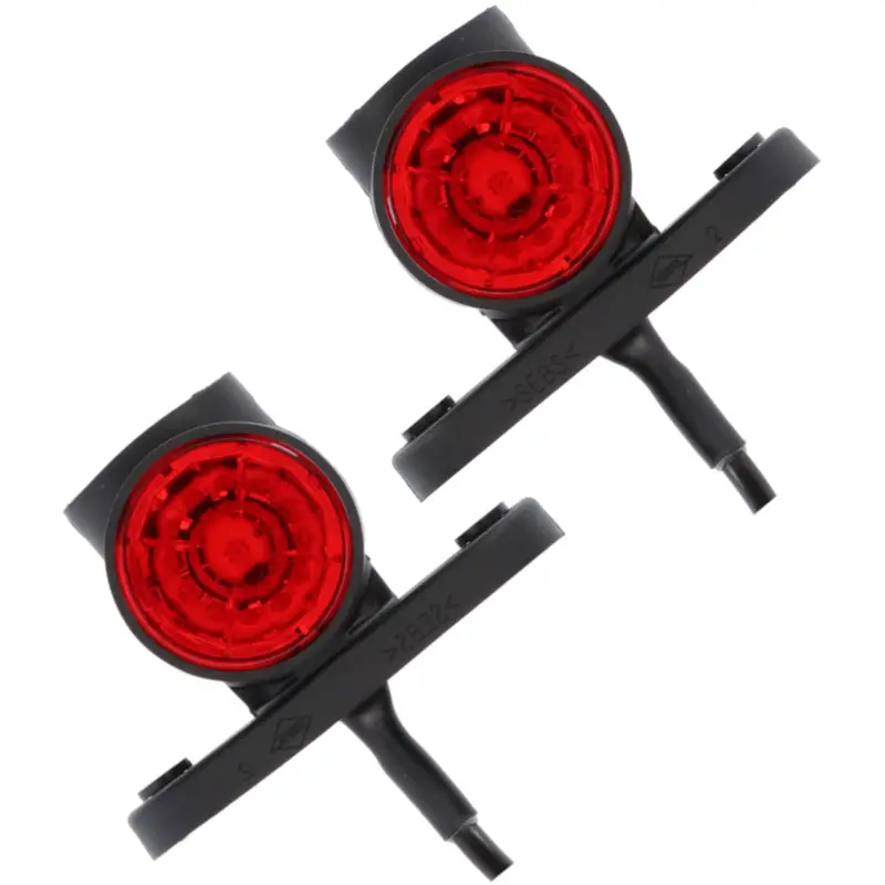 Neu 2x Seitenmarkierungsleuchte LED links rechts mit orangener Positionsleuchte kurz 12/24V