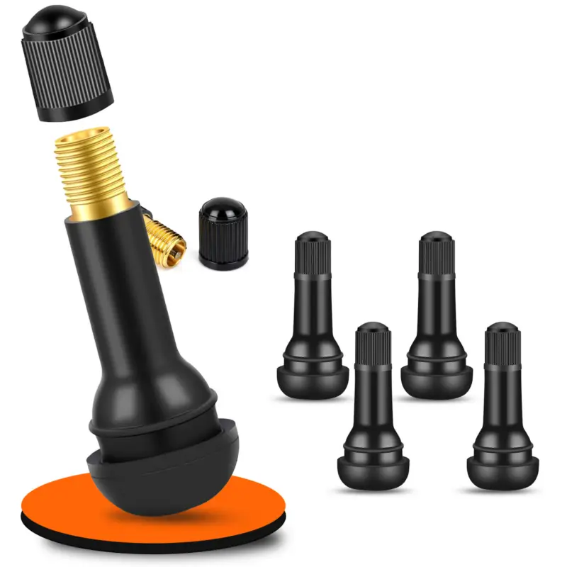 Sale 4x Reifenventil TR414 Gummi EPDM schwarz