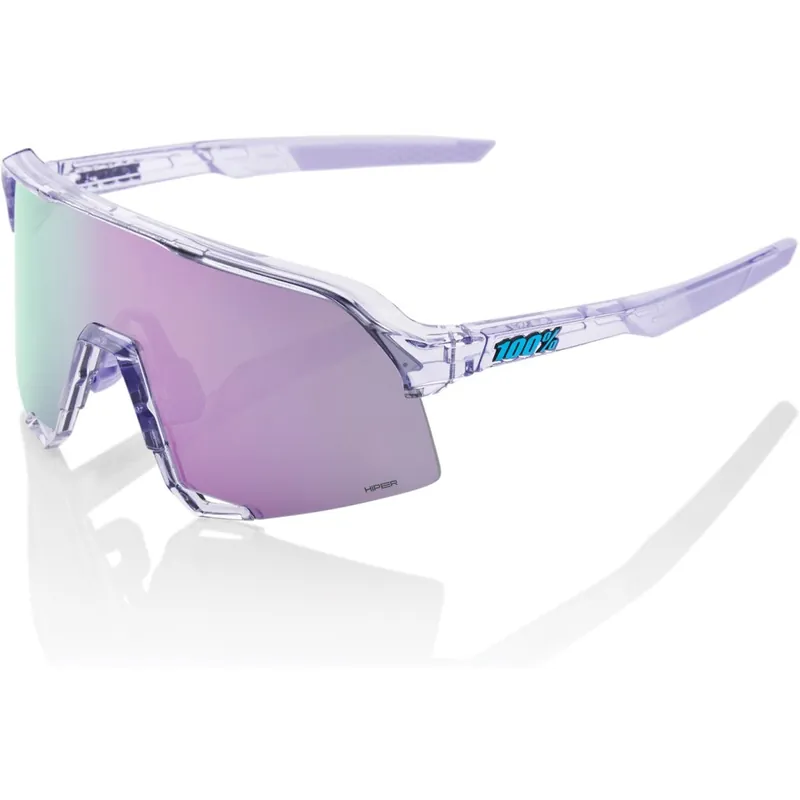Neu 100% S3 Brille - Polished Translucent Lavender - HiPER Lavender Mirror Clear