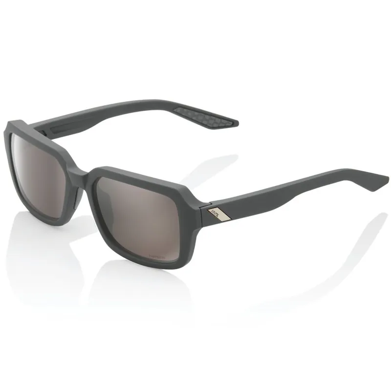 100% Rideley Brille - Soft Tact Cool Grey - HiPER Silver Mirror Aktuell