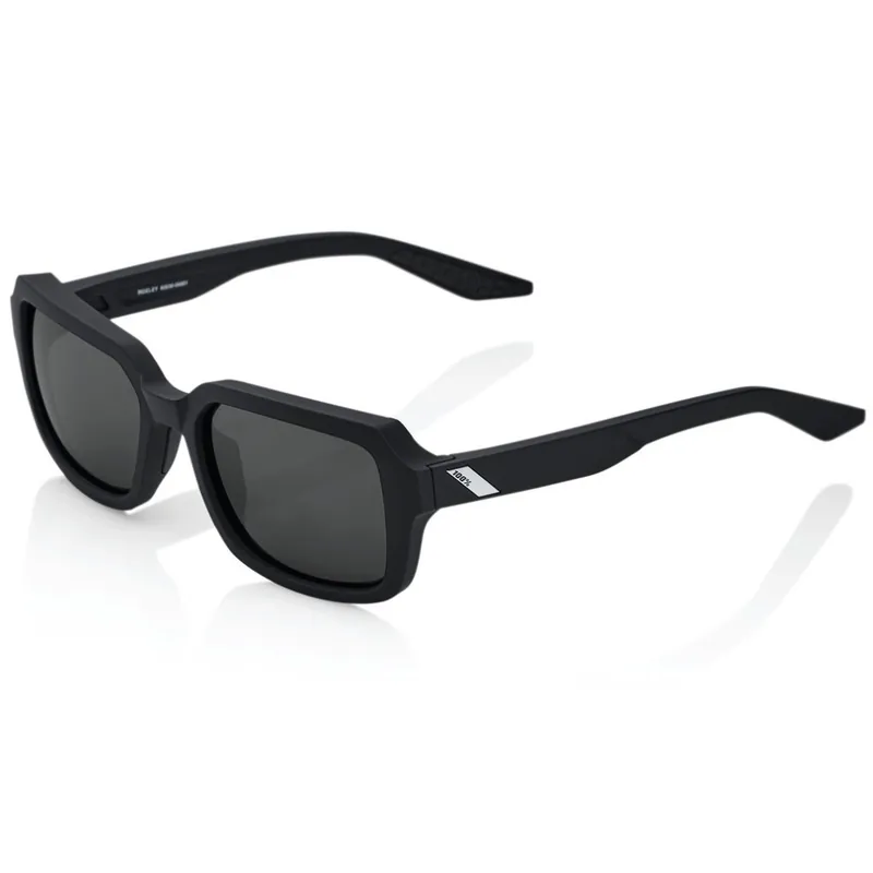 Aktuell 100% Rideley Brille - Soft Tact Black - Smoke
