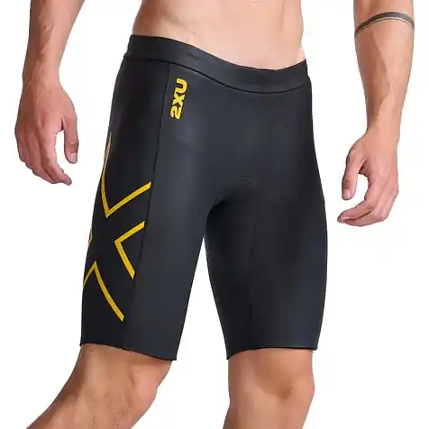 Abverkauf 2XU Propel Buoyancy Auftriebshorts Unisex - black/ambition