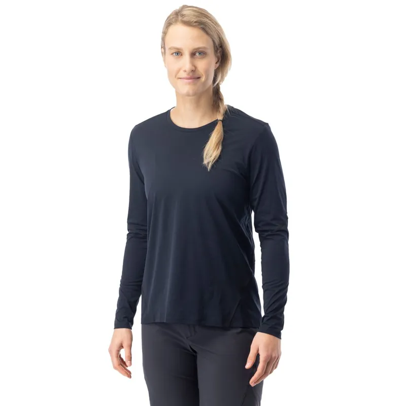 Markenware 7mesh Atlas Langarmshirt Damen - Schwarz